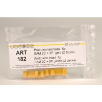 Protrusionseinsätze gelb  2St