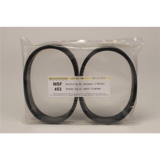 Gummiring schwarz XL  2St