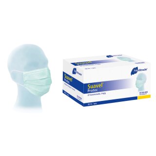 Mundschutz grün Protec Eco Typ II 50St