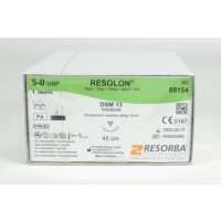 Resolon Monofil blau 5/0 DSM13 3Dtz