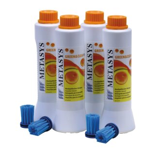 GREEN&CLEAN MB  4 Bürsten + 4x500ml