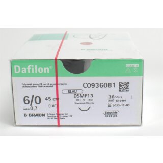 Dafilon blau 6/0 DSM13 45cm 3Dtz