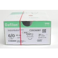 Dafilon blau 6/0 DSM13 45cm 3Dtz