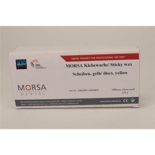 Klebewachs gelb Scheiben Morsa 320gr