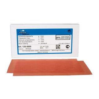 Vorbereitungswachs rosa 0,70mm 15St