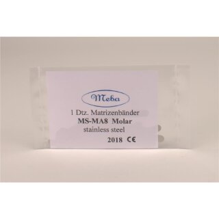 Matrizen Meba Nr. 8 ungelocht Dtz