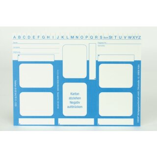 Radio-Dent Karten 6 Felder 100St