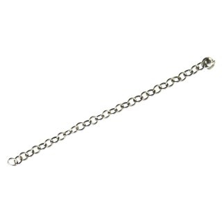 Titan-Knöpfchen m.Kette St