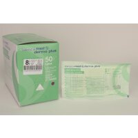 Sempermed Derma plus weiß Gr. 8,5 50Paar
