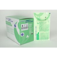 Sempermed Derma plus weiß Gr. 8,0 50Paar