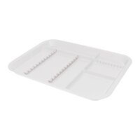 Behandlungstray m. Eint. weiß St