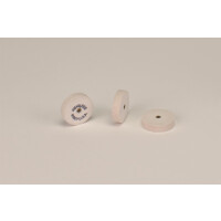 Mizzy Heatless Wheel # 7 white 3/16" 1St