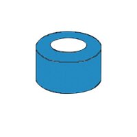 Farbringe blau  50St