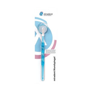 Mundspiegel Miradent blau-trans. St