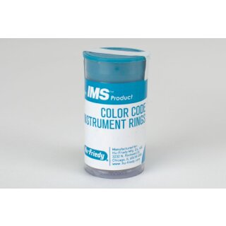 Kodierringe mini blau 50St