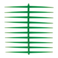 Ringklammern ger. grün  10tafeln