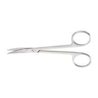 Iris u. Fadenschere 130mm geb. spitz St