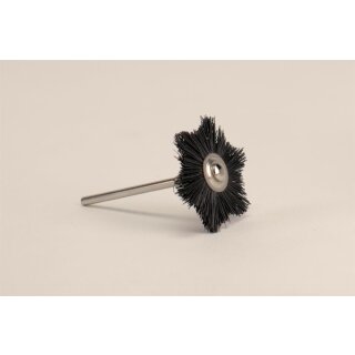 Sternbürsten 22mm schwarz Hst. St