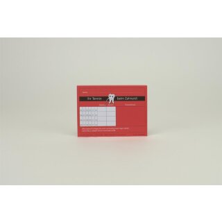 Terminzettel rot 100St