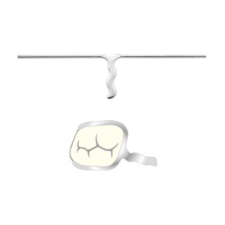 Klammerkreuze O  0,9 100St