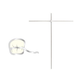 Klammerkreuze T  1,0 10St