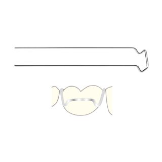 Adams-Klammern 0,7 11mm 10St