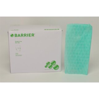 Barrier OP-Haube Chic grün m.Band 100St