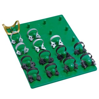 Kofferdam Klammer-Set Tri-Color 15St