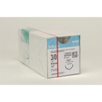 Silkam schwarz HS21 3/0 45cm Dtz