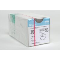 Silkam schwarz HR22 3/0 75cm Dtz