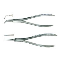 Endo Entfernungszange gebogen St