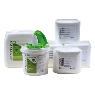 GREEN&CLEAN MT Tücher+Spender Set