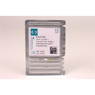 Exatec Kalibrierbohrer gelb St