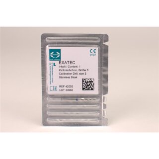 Exatec Kalibrierbohrer blau St