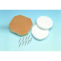 Wabenbrenngutträger Achteck 102 Set