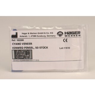 Cyano Einwegpinsel  50St