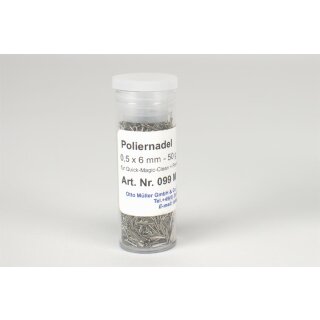 Poliernadeln 0,5x6mm 50g