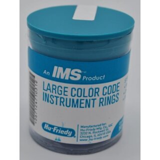 Kodierringe groß blau 50St