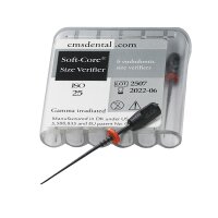 SOFT-CORE Prüfstift #25 rot 6St