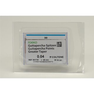 Guttaperchasp. Greater Taper 4/30 Pa