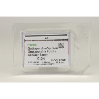 Guttaperchasp. Greater Taper 4/40 Pa