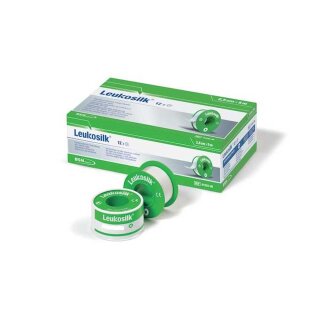Leukosilk 2,5cmx9,2m 12St