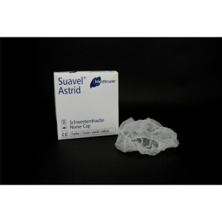 OP-Haube Bouffant weiß  100St