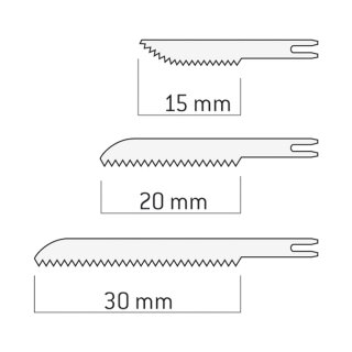 Sägeblatt reziprok 20mm f. S-8 R  5St
