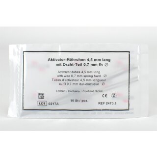 Aktivator-Röhrchen 2470 10St