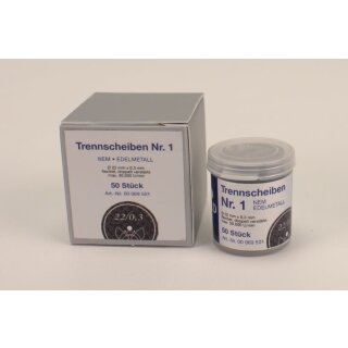 Trennscheiben Gr.1 22x0,3mm 50St