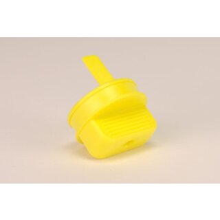 Verschlussdeckel f. Filter gelb  St