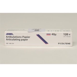 Artikul.-Papier blau/rot 40my 120St