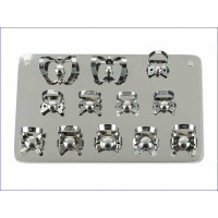 Fit Kofferdam Klammerbord f.12Kl.  St