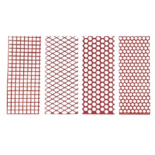 Wachsgitterretentionen 100x100mm  10St